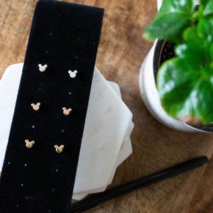 Dainty Mickey Head Disney Earring Jewelry